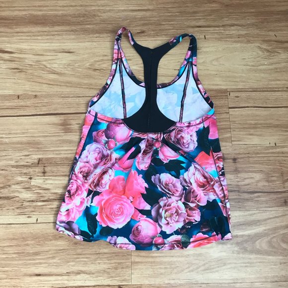 Lululemon Floral tanktop / running top - Picture 2 of 3